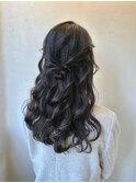 エグチ】ふんわりナチュラルハーフアップ/ヘアアレンジ/推し活