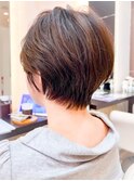王道丸みショート