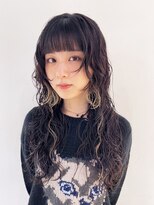 アルバム 池袋(ALBUM) ロングウルフレイヤーウルフカット美髪_ba541861