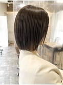 【NOA】ぱつっとナチュラルボブ伸ばしかけ小顔カット