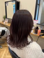 アルター(aL ter)&nbsp;ラベンダーピンク［イメチェン/外ハネボブ/美髪］長野歌穂