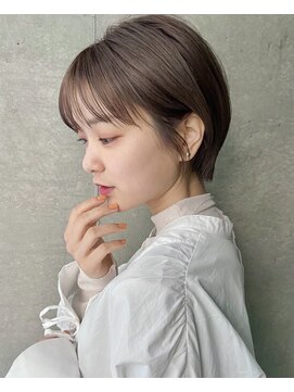 ロンド 銀座(Lond) ☆【春日】ミニウルフレイヤーカット顔周り韓国ショートボブ21