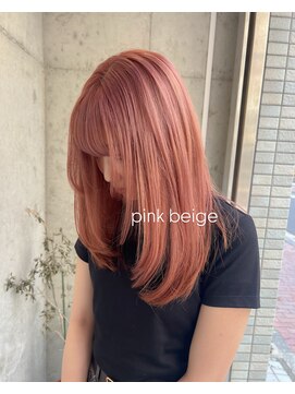 キャンバスアニュー 川崎(canvas anew.) 柔らかピンクベージュ/川崎/ブリーチ/ハイトーン