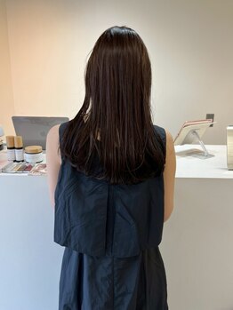 アイヘアー(Ay hair)の写真/【ダメージレス×髪質改善】髪の状態に合わせた施術で、今までにない自然でおもわず触りたくなるツヤ髪へ*