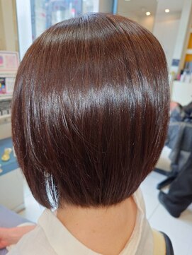ヘアープレイスクリアライン 栄町店(hair place CLEAR LINE) 【メテオカラー×ボブ】髪質改善/トステア/シルク架橋/メテオ