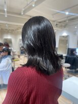 カナージュ(Canage) 暗めカラーミディアムヘアー×黒髪