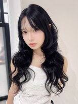 アルバム 池袋(ALBUM) 顔周りレイヤーフェイスフレーミングロング前髪カット_F21059