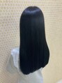 アーチフォーヘアー 梅田店(a-rch for hair)&nbsp;ダークブラック.さらさら美髪ロングに◎