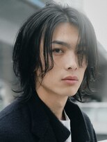 フィフスパーク(fifth PARK)&nbsp;緩め波巻きスパイラルパーマセンターパートウルフサーフカール