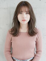 ニューヨークニューヨーク ピオレ姫路店(NYNY)&nbsp;くびれセミロング×やわらかブラウン