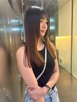 ガリカ 大名(Gallica) ぱっつん前髪に顔周りレイヤー