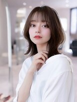 イルハバナ 渋谷(ill HAVANA)&nbsp;大人ガーリー顔周りボブ×イルミナカラー/髪質改善/前髪カット