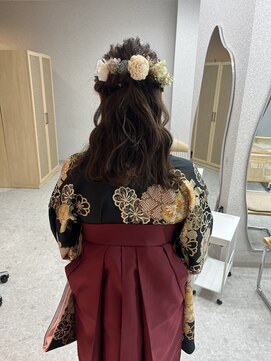 リッカ(LICCA) (licca内堀)ヘアセット×ハーフアップ×着付け