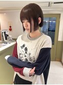 ミニボブ×マロンブラウン