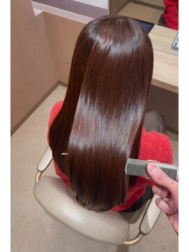 エレノア 静岡店(Eleanor) 美髪バイカルテトリートメント×艶ピンクブラウン