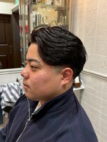 ルドローブラントオオサカ(LUDLOW BLUNT Osaka) 【LUDLOW BLUNT】フェードカット バーバーヘア メンズパーマ