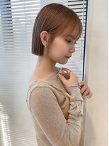 ヴェイン 渋谷(vain)&nbsp;切りっぱなしボブ×シアーベージュ