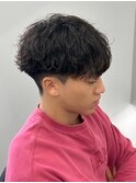 マッシュヘア/黒髪/メンズカット/men's/フェザーパーマ