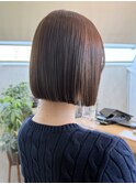 くびれレイヤー/オリーブベージュ/顔周り/シースルー/表参道
