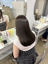 リラクオーレ 三宮 元町(LIRA CUORE) オリーブグレージュ×髪質改善縮毛矯正