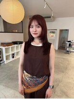 ノイ(noi)&nbsp;職場で信頼される。赤茶のストレートミディアム髪質改善