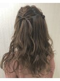 ハーフツイン　＠ヘアセット