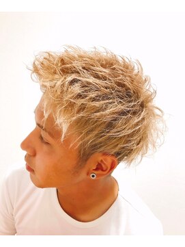 サーヴ ネクスト ヘア 元町店(SERVE next hair) ハイライト×ツイストパーマ