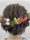 結婚式のお呼ばれヘアー