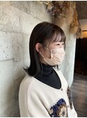 切りっぱなしボブ