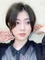 アマトウキョウ 表参道(AMA TOKYO) 顔まわりレイヤー マッシュボブ 似合わせカット 大場猛