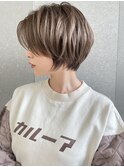 大人美人ショートショートボブ/30代40代/ショートヘア