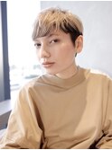 モード/バイカラー/レディースショート/ユニセックス/センター南