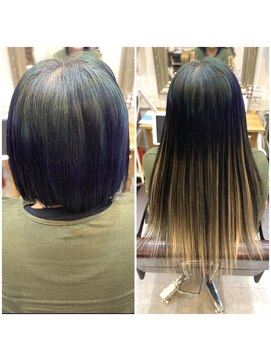 ヘアーサロン ポラリス(POLARIS) 長さ出し　ゼロエクステ