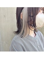 セフィル(SEPHILE)&nbsp;顔まわりウルフ×インナーホワイト