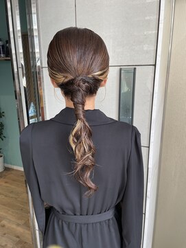 ジュジュル 稲毛本店(jujur) お呼ばれヘアセット/エアーストレート/稲毛駅