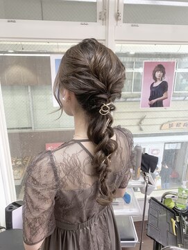 ヘアサロン ユニティ(Hair Salon Unity) あみおろしスタイル
