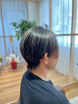 スピカ(Spica) メンズセンターパートスタイル(メテオストレート)