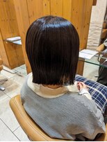 ヘアーアンドメイク エクリ 不動前店(Hair&Make equri) ツヤツヤきりっぱなしボブ