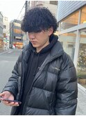 大人気波巻きスパイラルパーマ