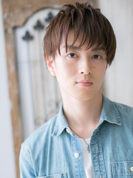 モッズヘアー メン 戸田公園店(mod's hair men) 一歩リードの爽やか長めバングアースカラーウルフヘアc戸田公園