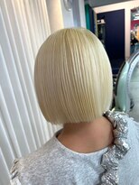 ボックスミコ(Box mico.)&nbsp;抜きっぱなし☆ホワイトブロンド×ボブ☆