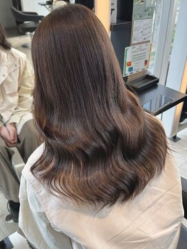 インク サカエ(inq sakae) 透明感カラー/ショコラブラウン/セミロング