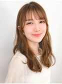 大人可愛い20代30代40代インナーカラー小顔ウルフレイヤーボブ