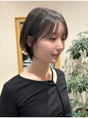 【堂安稚菜】丸みショート