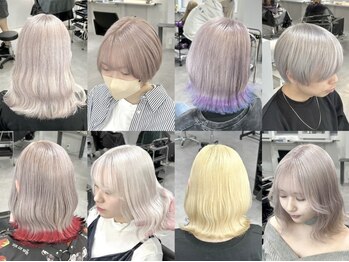 シェイロ(Cielro)の写真/ショート×ハイトーン・特殊カラーで人気★ブリーチ/デザインカラーetc…他と違うデザインで差をつけろ！
