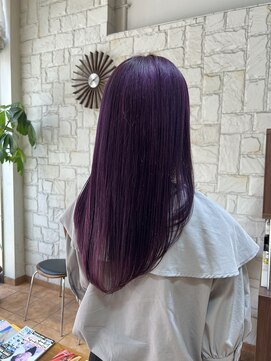 ベンチ(bench) ピンクバイオレット/ブリーチカラー/千葉美容室