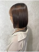 癖毛の方必見！縮毛矯正でサラサラbobスタイル
