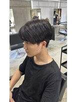 ラック(LUCK)&nbsp;ダウンパーマ/アッシュブラック/カルマパーマ/ベリーショート