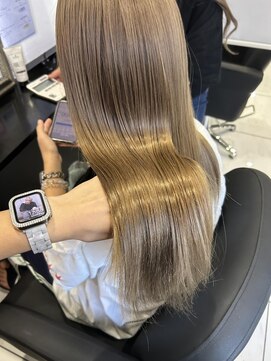 ヘアーデザイン ジェルム(Hair Design germe) ミルクティーベージュ　#HIYORI#