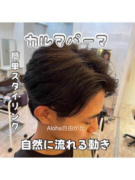 アロハ(ALoha) メンズ　カルマパーマ　ニュアンスパーマ